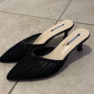 Black Kitten Heels